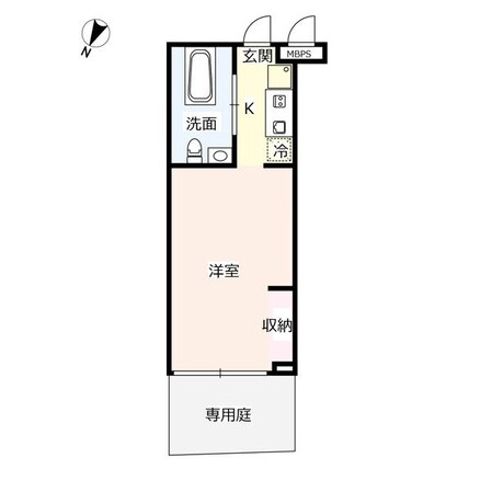 新神戸駅 徒歩7分 1階の物件間取画像